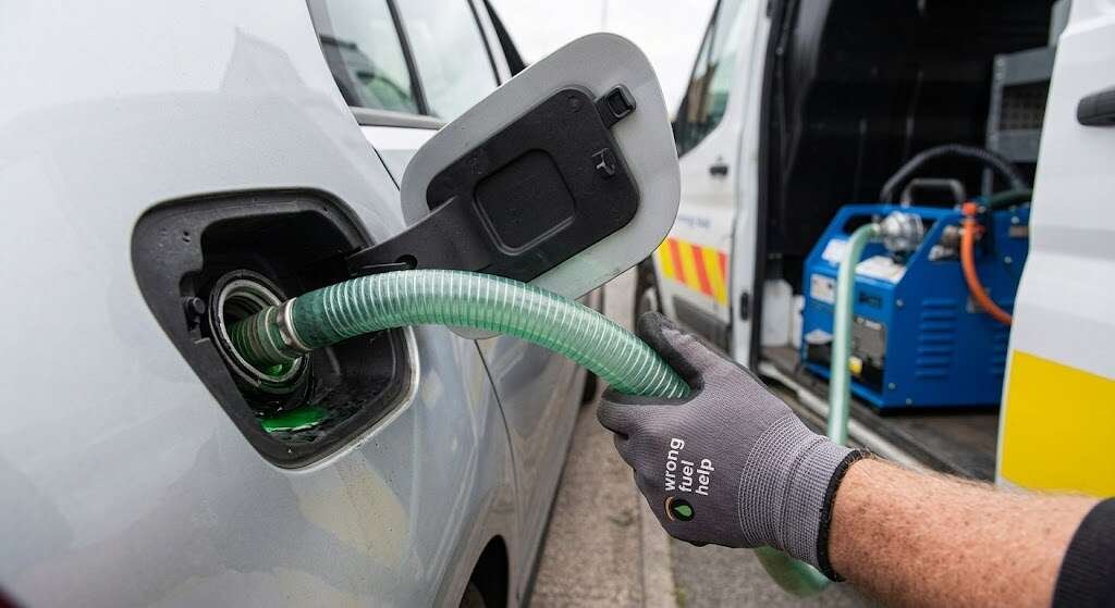 PETROL IN DIESEL DRAIN